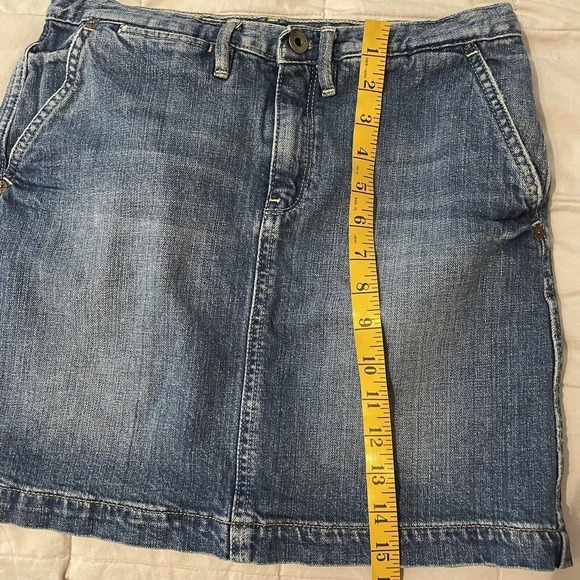 Ralph Lauren Sport Womens Size 2 Denim Mini Skirt Blue Pockets Designer … - Picture 5 of 7